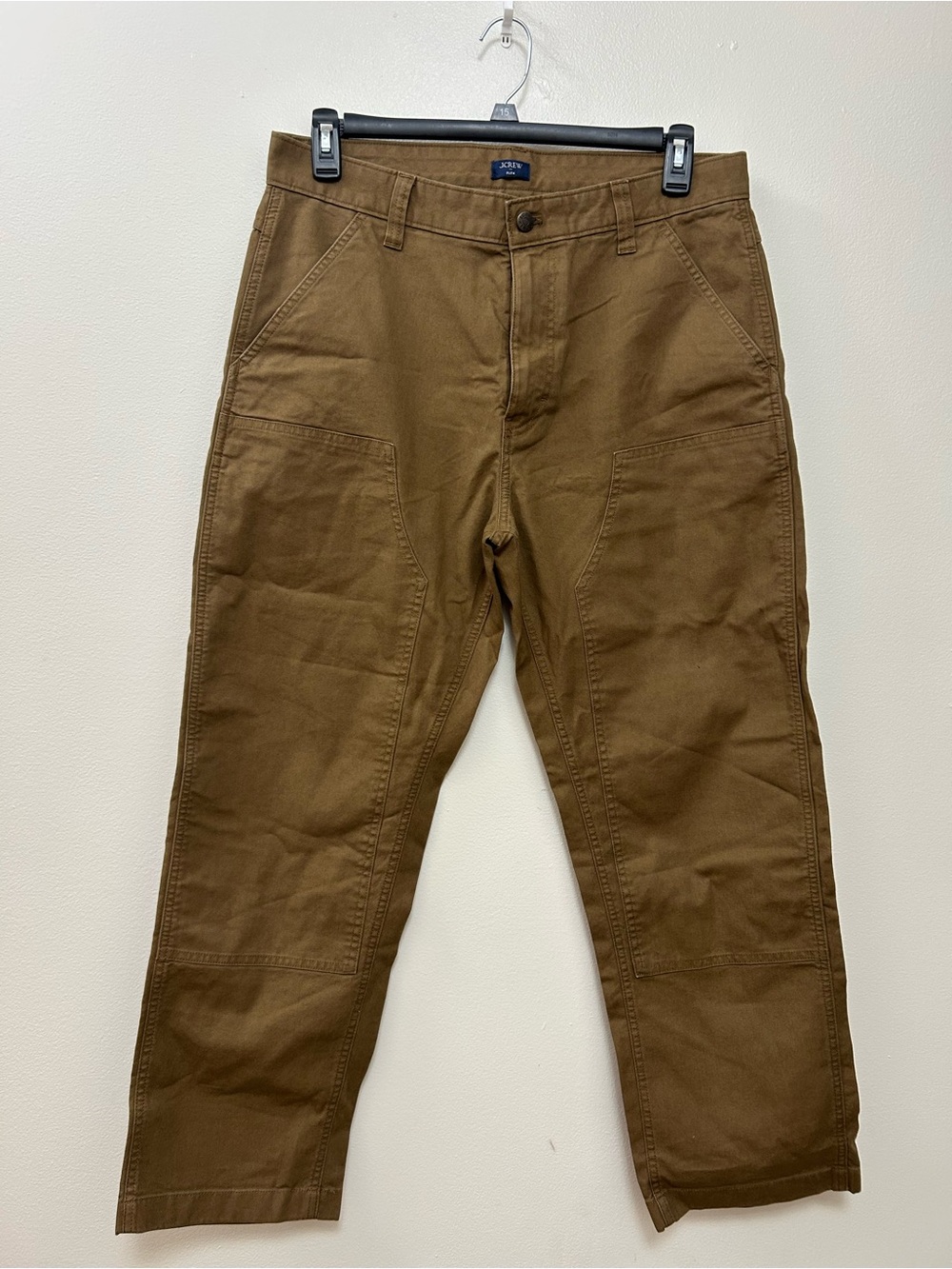J. Crew Flex Double-Knee Work Pants brown/duck Size- 33x30
